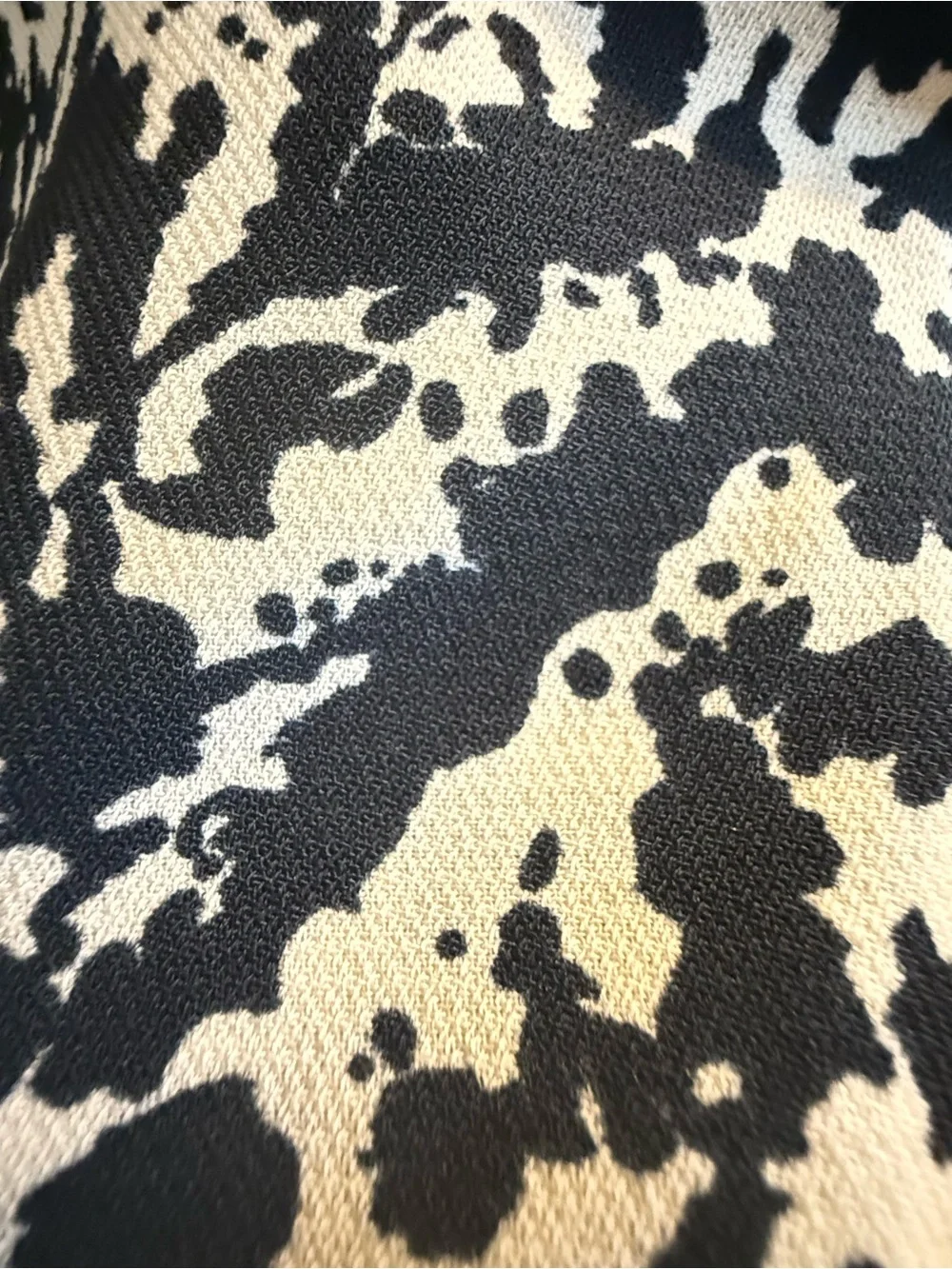 Abstract Animal Print Tunic Dress